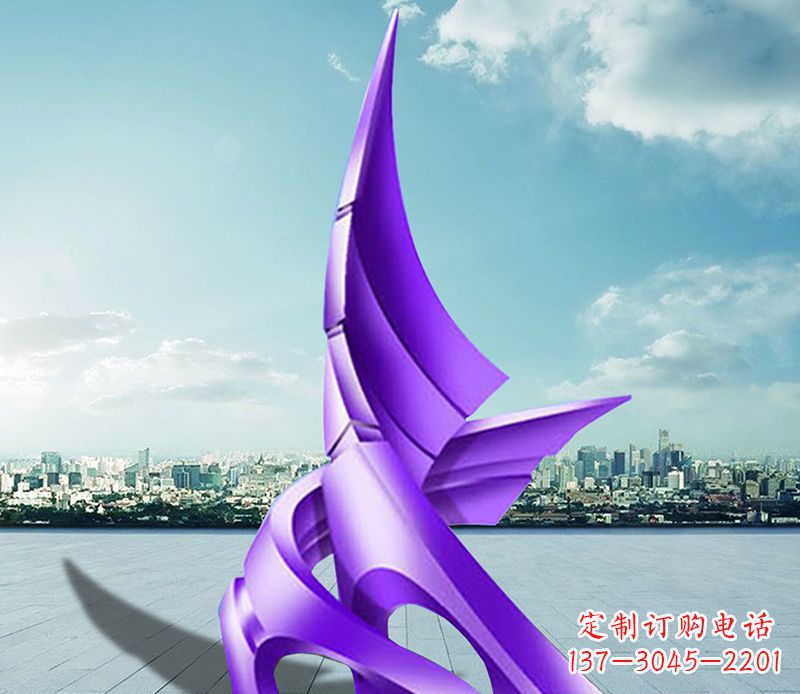 烟台不锈钢船帆雕塑静谧的海洋美景