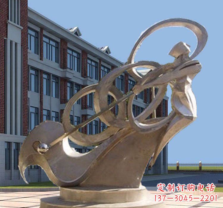 烟台不锈钢制作的高尔夫球雕塑