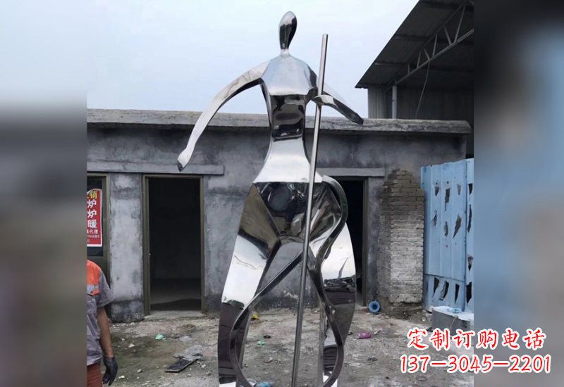 烟台精致的不锈钢大提琴雕塑