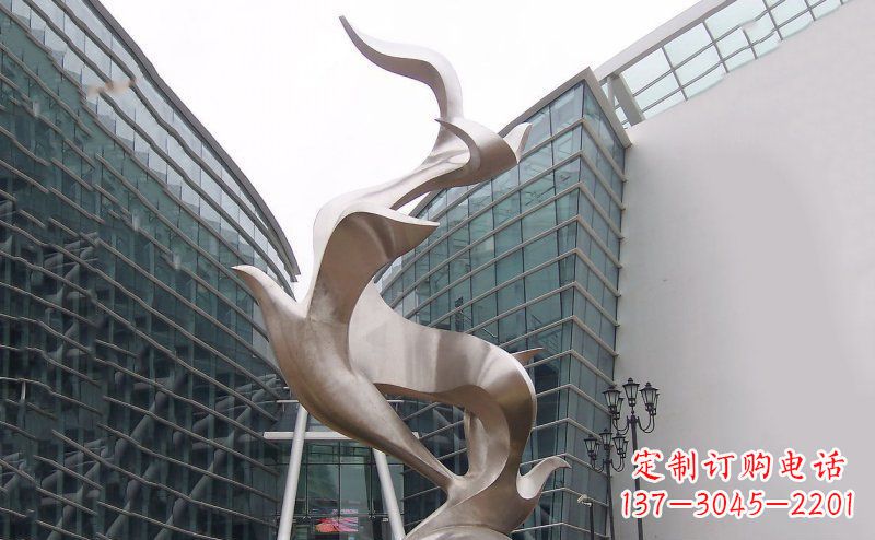 烟台不锈钢大雁雕塑