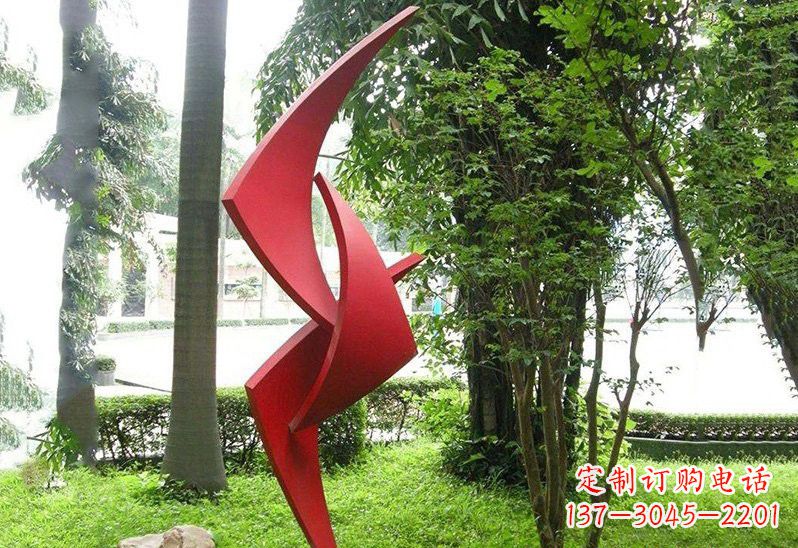 烟台不锈钢抽象的风车雕塑