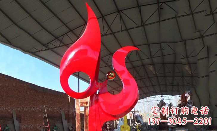 烟台不锈钢抽象动物雕塑