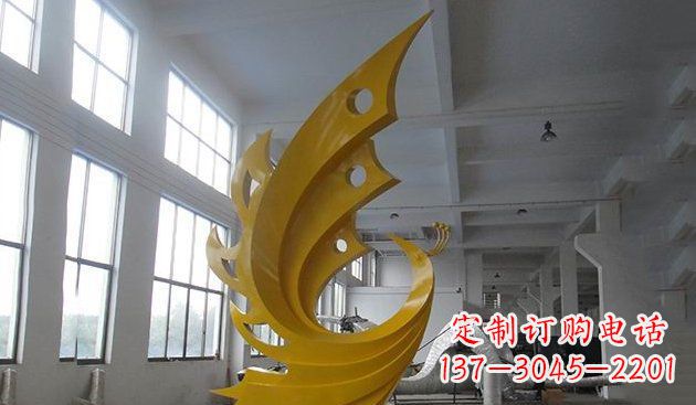 烟台不锈钢凤凰雕塑——给生活添彩