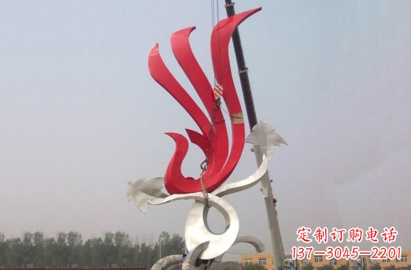 烟台不锈钢凤凰雕塑安装介绍