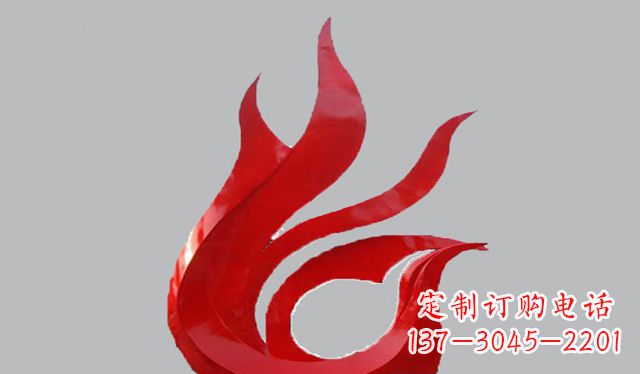 烟台不锈钢凤凰雕塑——传承古代文化之美