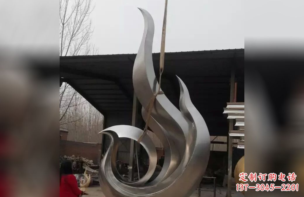 烟台精美不锈钢凤凰雕塑