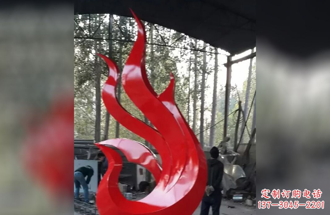烟台不锈钢凤凰雕塑美轮美奂