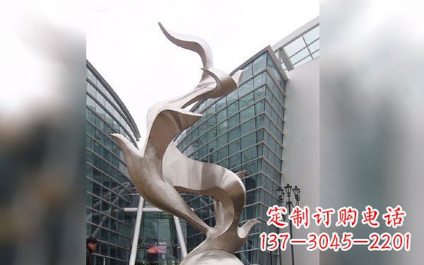烟台不锈钢鸽子雕塑
