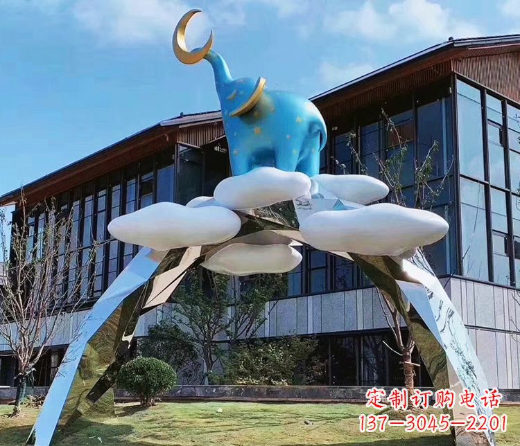 烟台不锈钢抽象拱门雕塑
