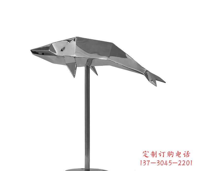 烟台不锈钢海豚雕塑