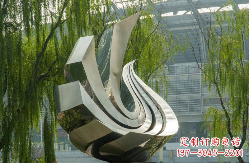 烟台不锈钢和平鸽雕塑象征和平与信仰