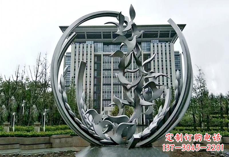 烟台不锈钢和平鸽雕塑
