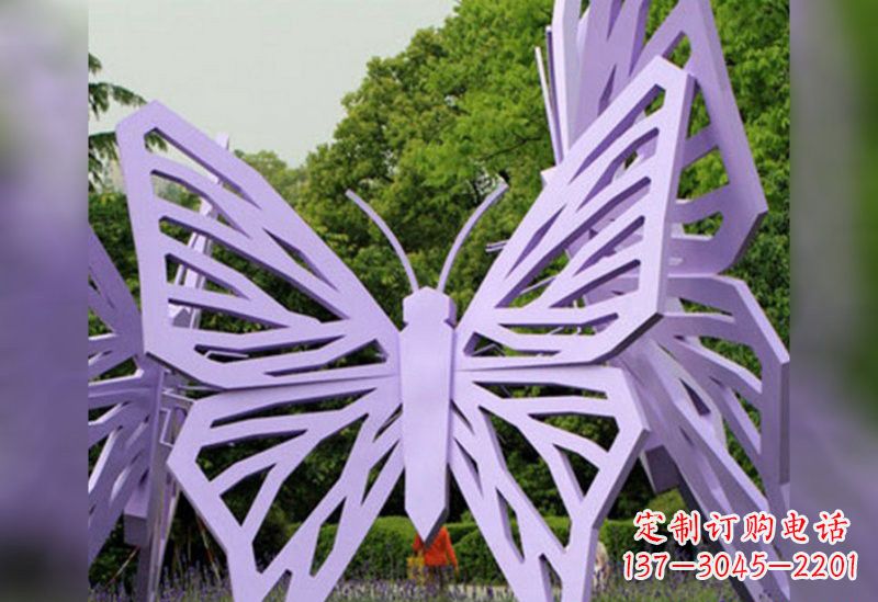 烟台不锈钢抽象蝴蝶雕塑