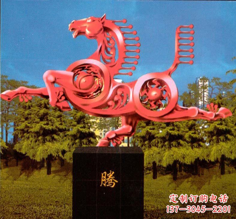 烟台精美不锈钢马雕塑
