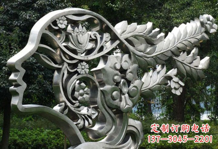 烟台不锈钢美女雕塑一种流行的艺术形式