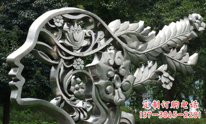 烟台不锈钢头像雕塑——精美绝伦