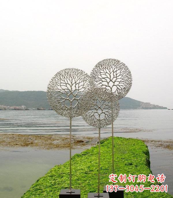 烟台不锈钢蒲公英雕塑抽象美的象征