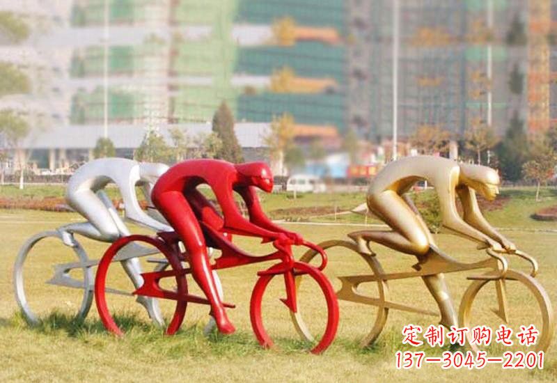烟台不锈钢自行车雕塑
