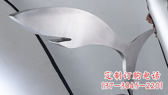 烟台不锈钢鲨鱼雕塑艺术精品