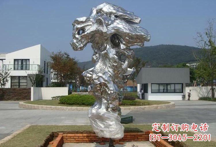 烟台不锈钢太湖石雕塑精美绝伦