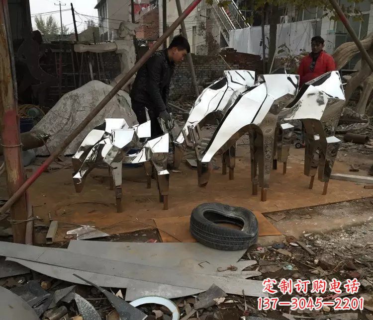烟台不锈钢动物雕塑精美外形,经久耐用