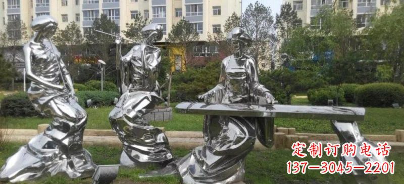 烟台精致的不锈钢美女雕塑