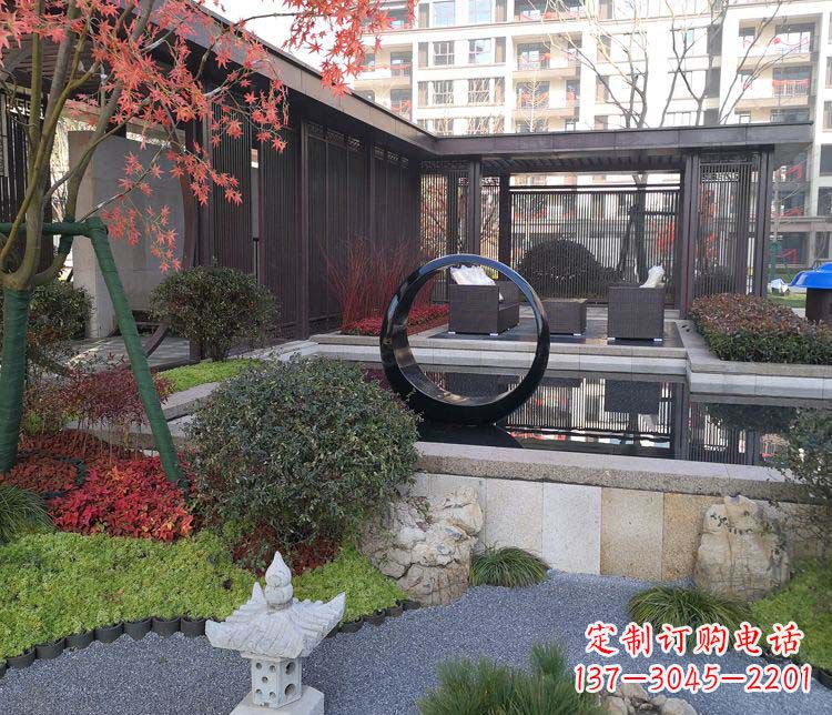 烟台不锈钢圆环雕塑——精美绝伦