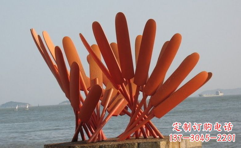烟台精美不锈钢船桨雕塑