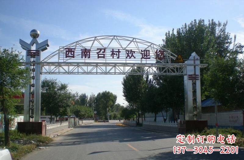 烟台不锈钢牌坊雕塑传承传统文化