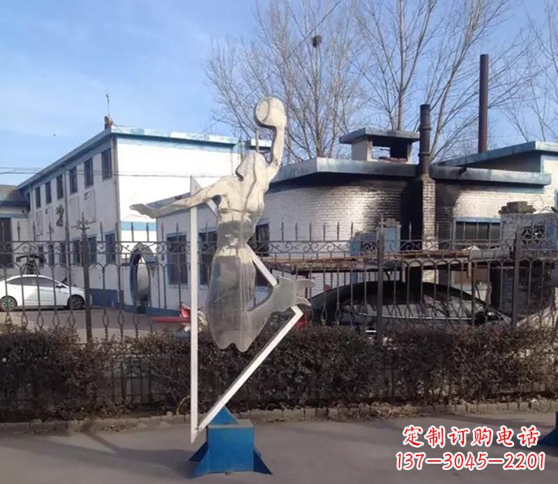 烟台不锈钢打高尔夫雕塑