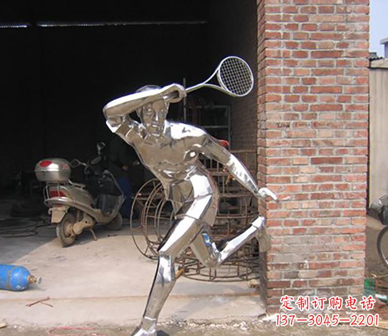 烟台不锈钢羽毛球雕塑