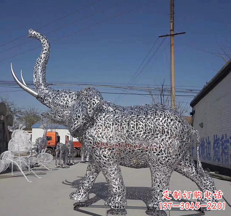 烟台不锈钢大象雕塑