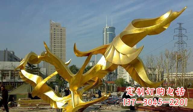 烟台不锈钢大雁雕塑——一件传承中华文化的艺术杰作