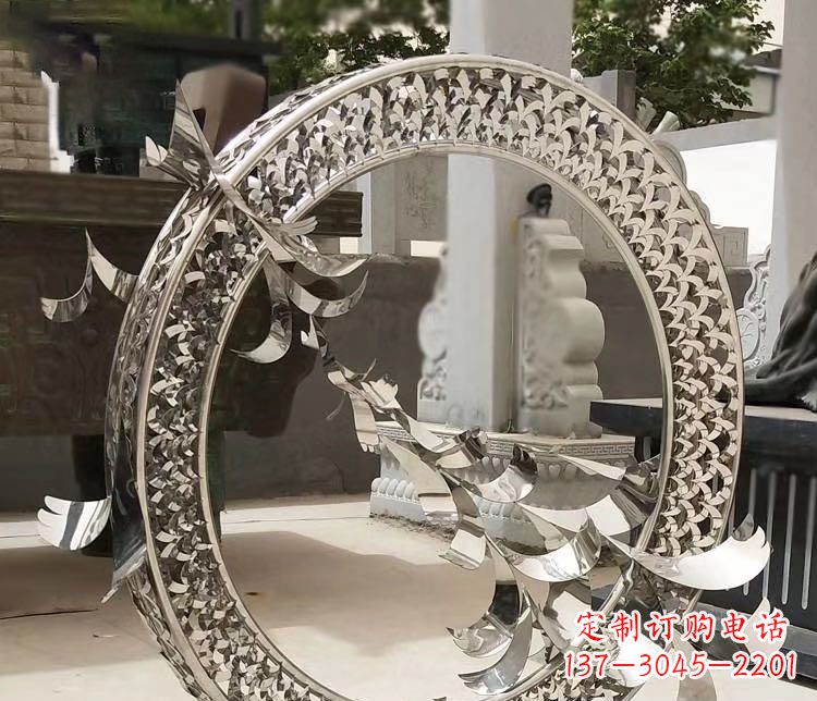 烟台不锈钢大雁景观雕塑 112