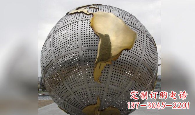 烟台不锈钢地球雕塑传承人类文明的精神象征