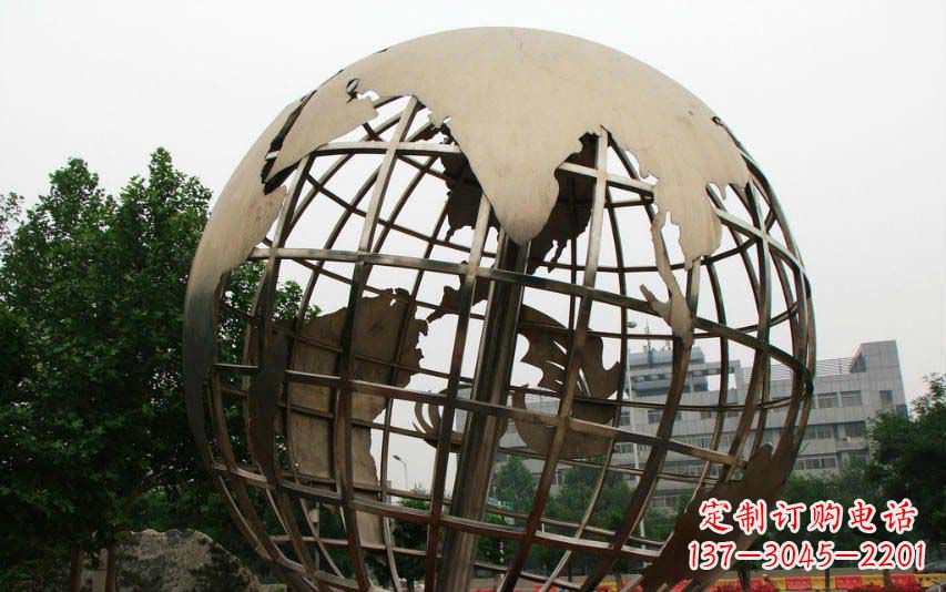 烟台不锈钢地球雕塑精彩的艺术景观