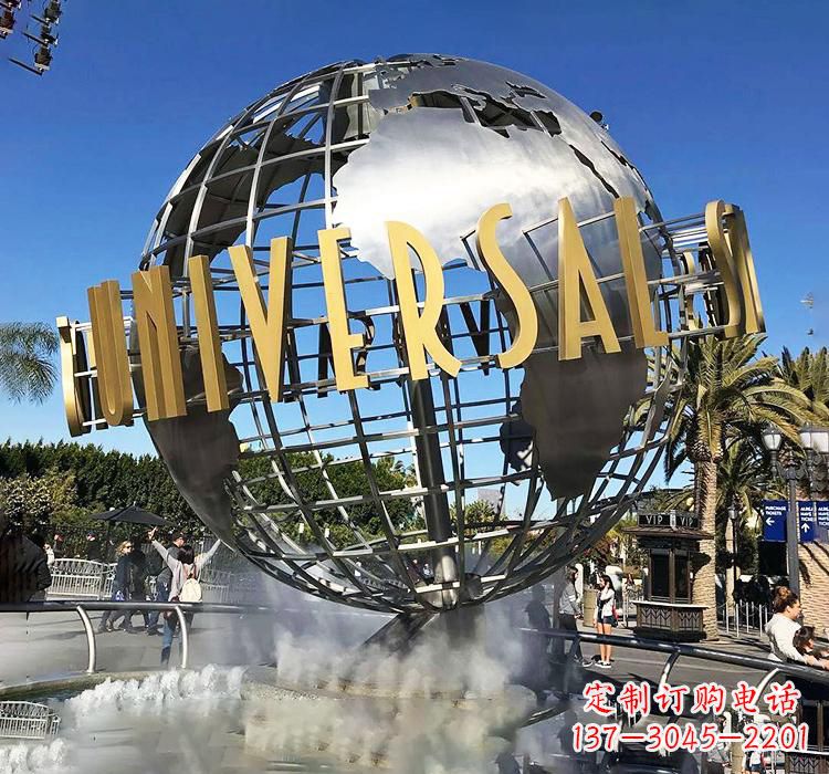 烟台不锈钢地球仪雕塑——精致的地球礼物