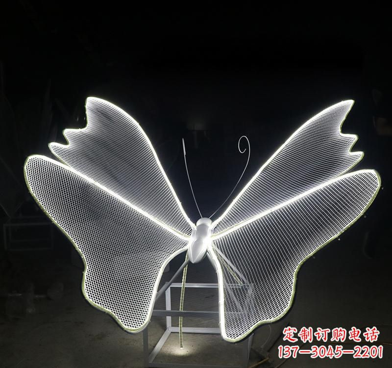 烟台不锈钢灯饰蝴蝶雕塑