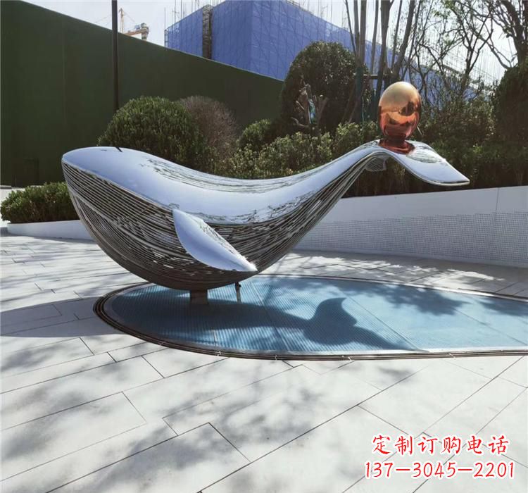烟台不锈钢海豚雕塑艺术与科技的完美结合