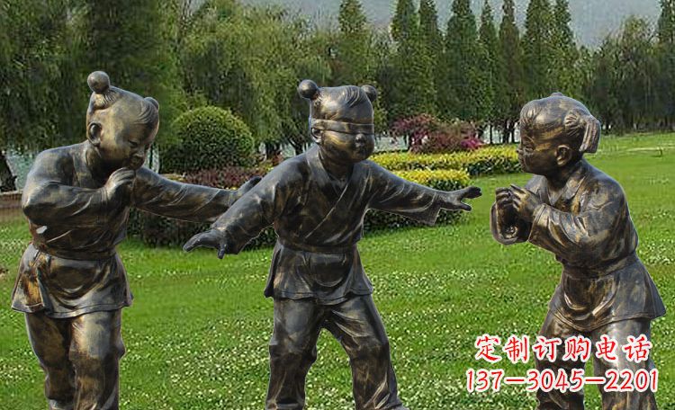烟台儿童的心灵世界——不锈钢儿童雕塑