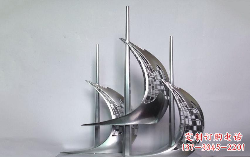 烟台不锈钢帆船雕塑——海洋之旅的象征