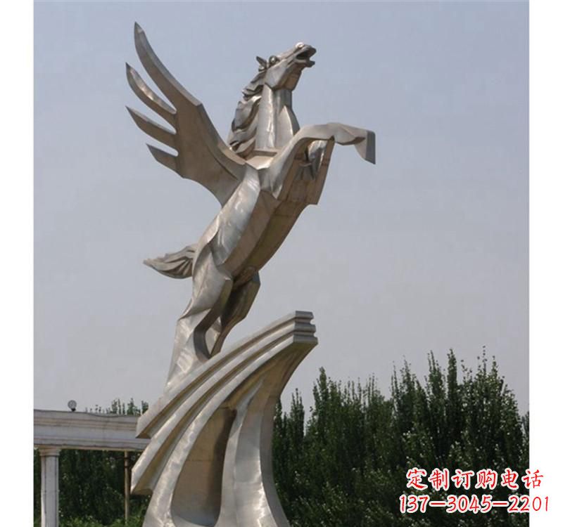 烟台不锈钢飞马雕塑精美雕塑艺术