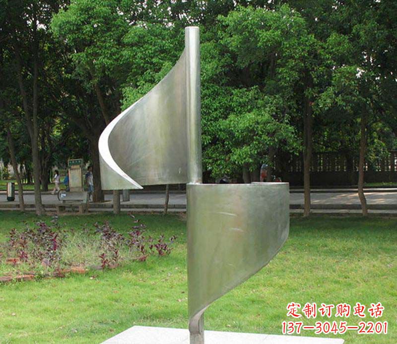 烟台精美不锈钢风车雕塑