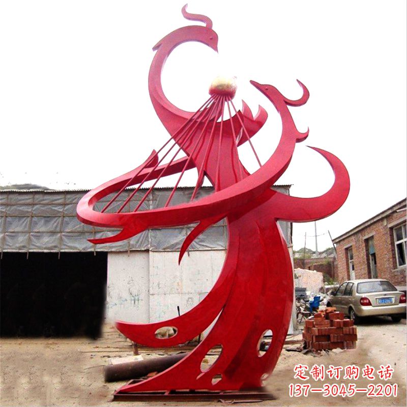 烟台不锈钢凤凰雕塑绚丽多彩的艺术瑰宝