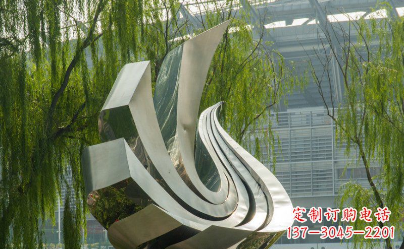 烟台不锈钢鸽子雕塑