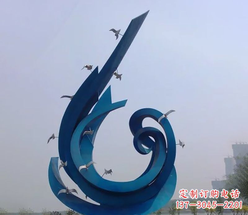 烟台不锈钢鸽子雕塑雕刻着永恒与美丽