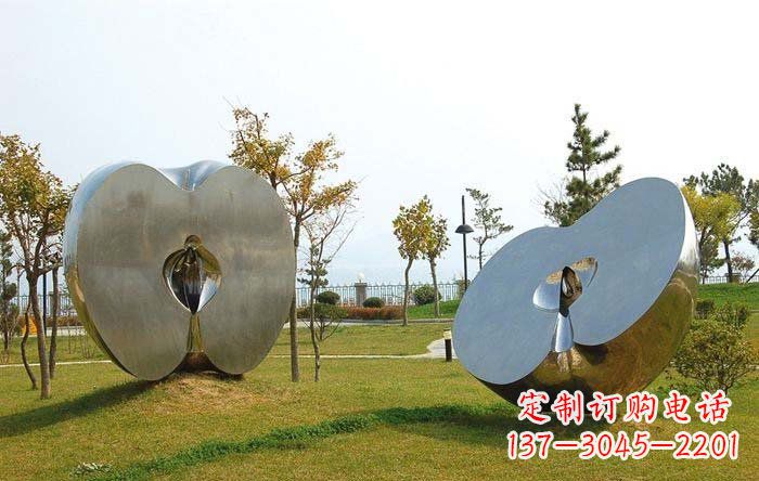 烟台不锈钢苹果雕塑——珍贵的艺术瑰宝