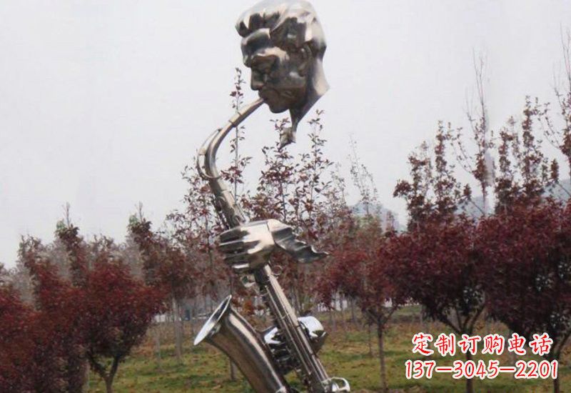 烟台不锈钢萨克斯雕塑艺术与音乐的结合