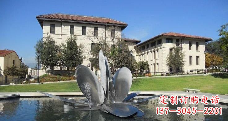 烟台不锈钢喷泉雕塑——美的象征