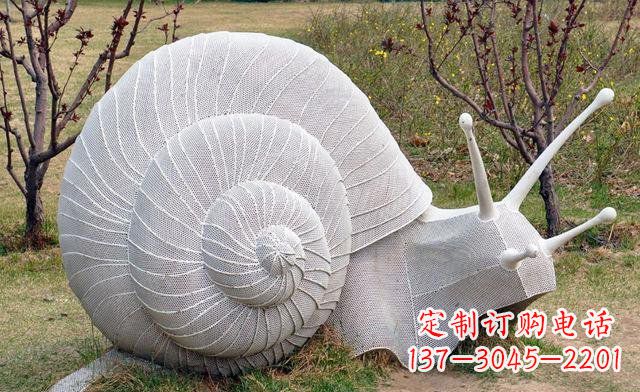 烟台不锈钢蜗牛雕塑——让艺术与自然相结合